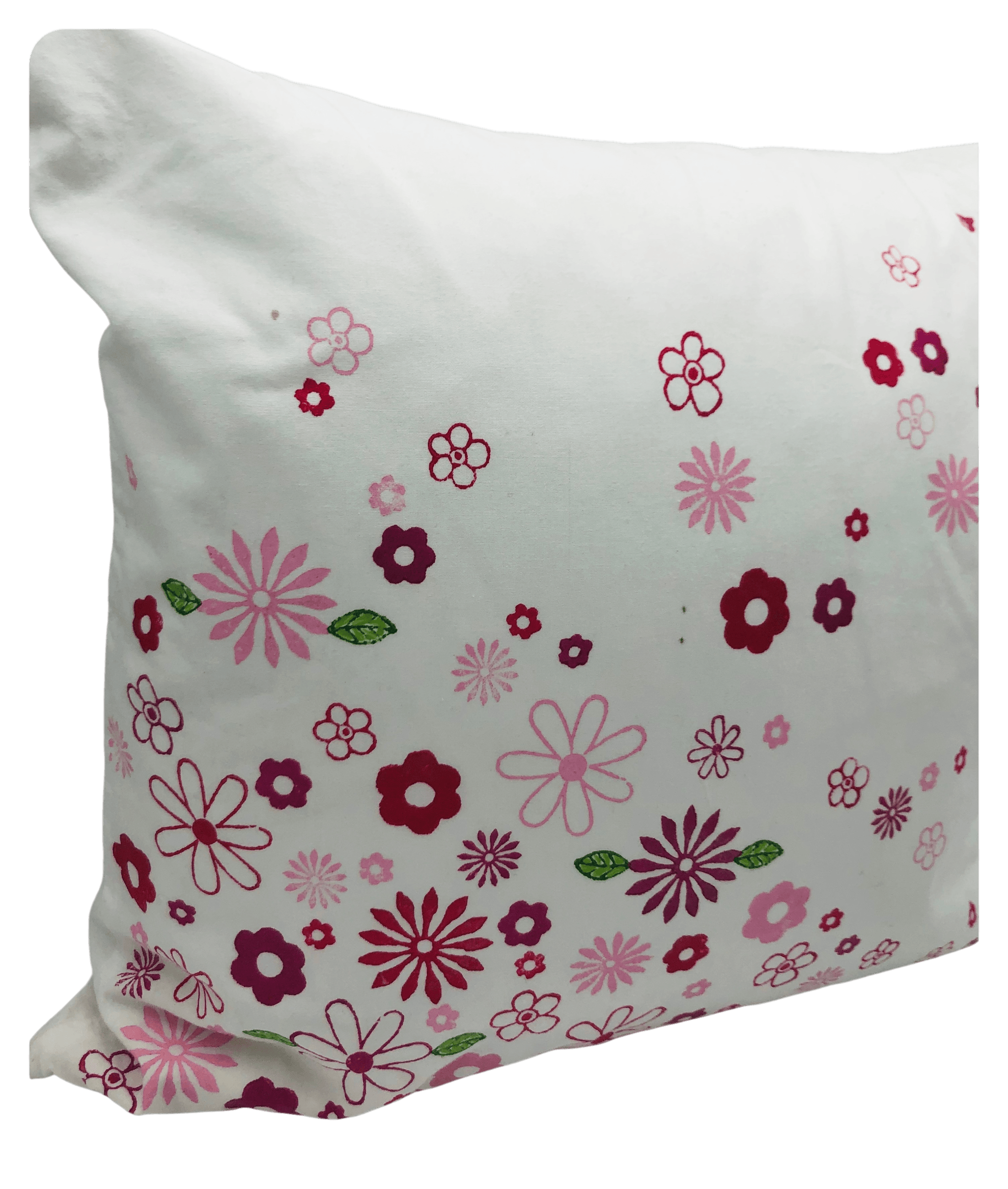 Kissen Blumen seitlich