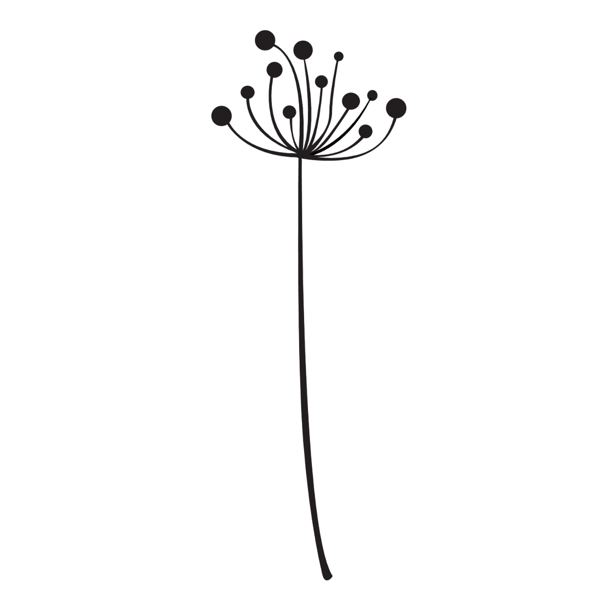 Pusteblume abstrakt